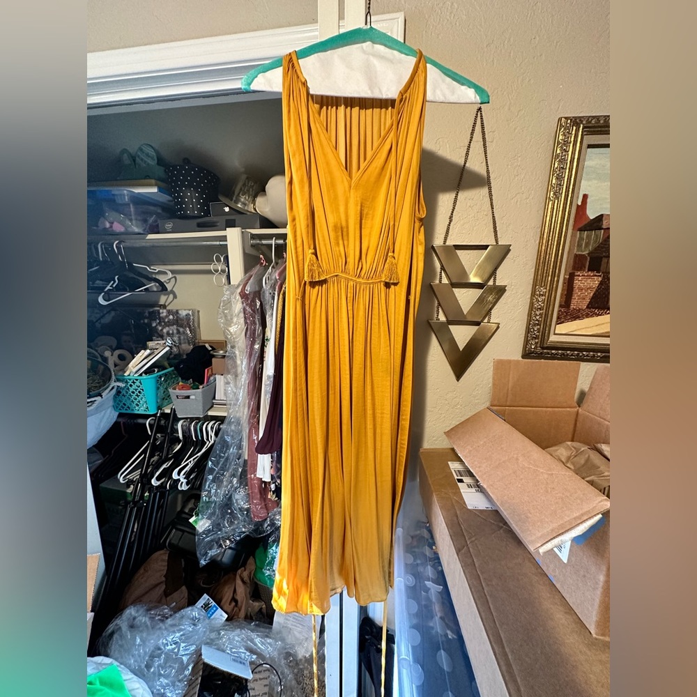Loft Tassle Sleeveless Dress